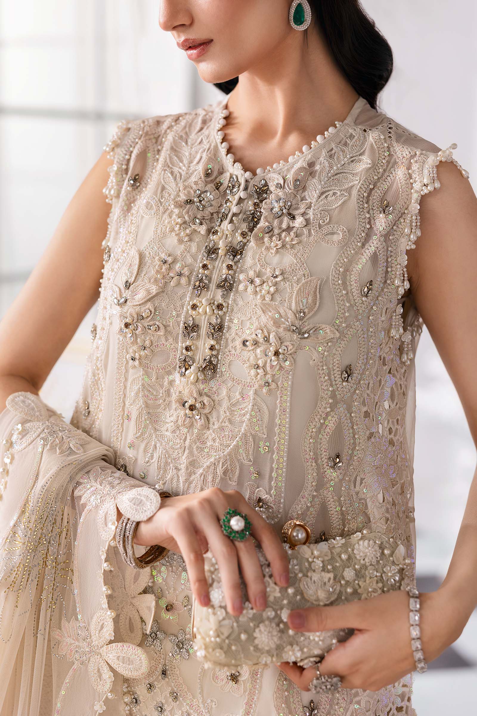 Maria B | Embroidered 2025 | BD-3007 - Rang-e-Khaas