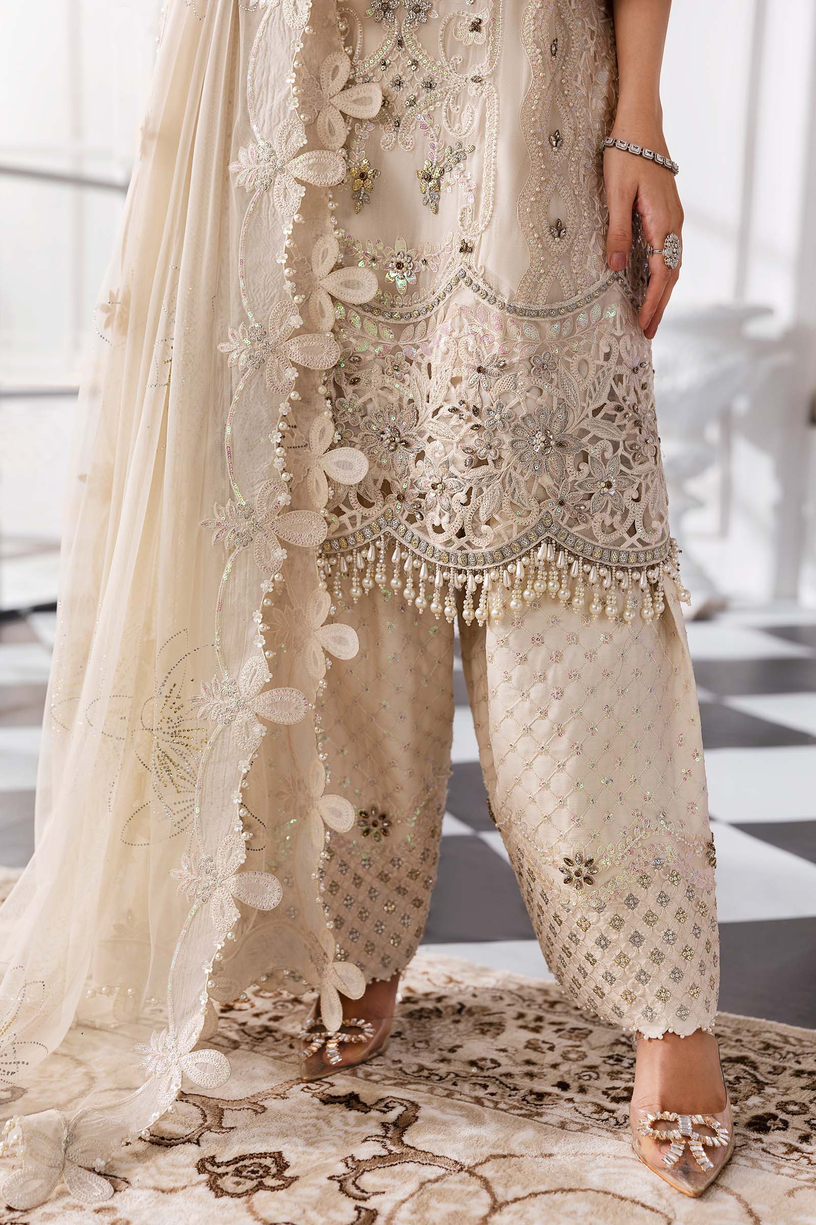 Maria B | Embroidered 2025 | BD-3007 - Rang-e-Khaas