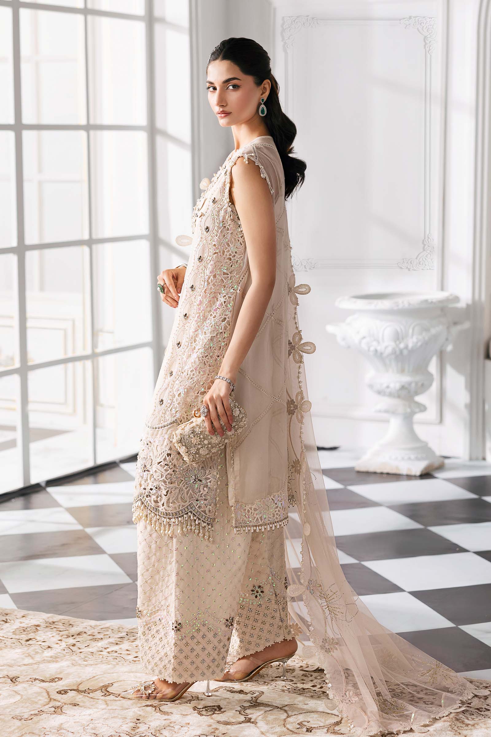 Maria B | Embroidered 2025 | BD-3007 - Rang-e-Khaas