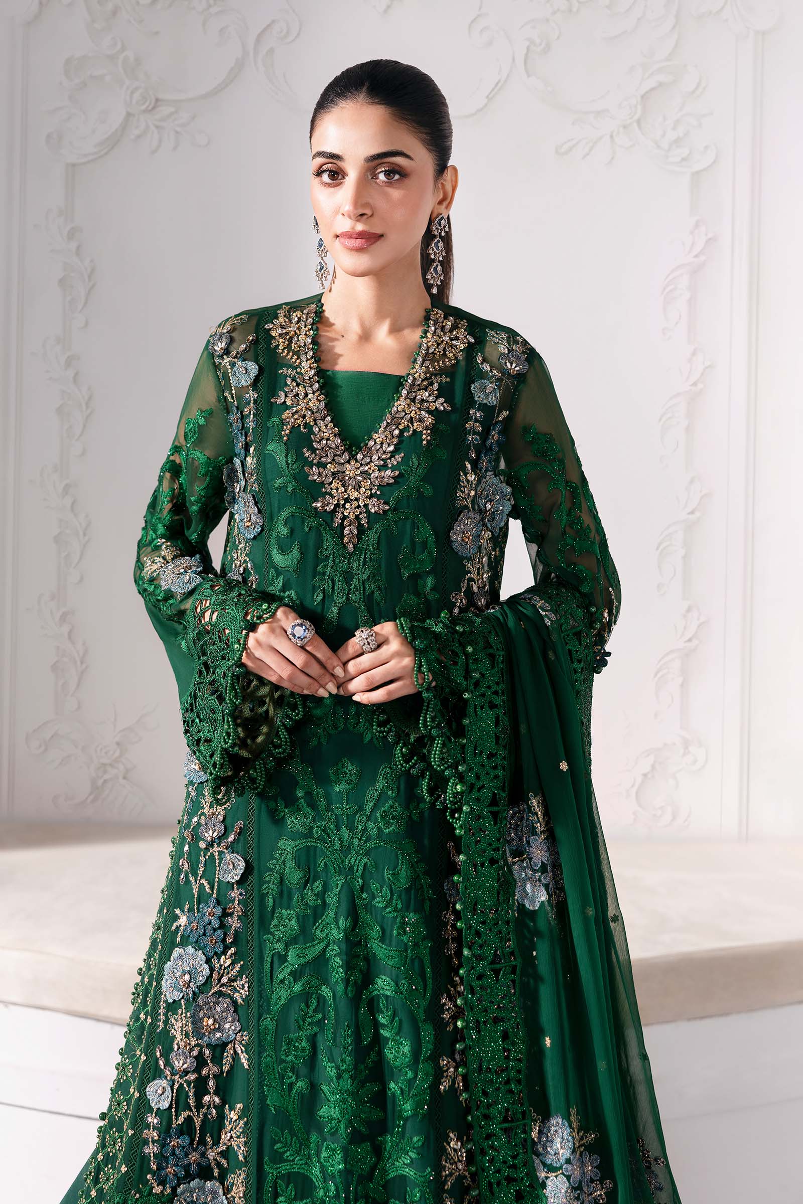 Maria B | Embroidered 2025 | BD-3008 - Rang-e-Khaas