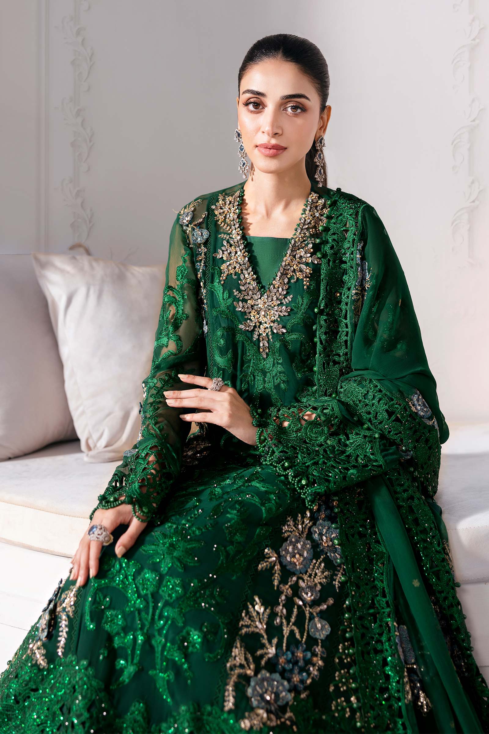 Maria B | Embroidered 2025 | BD-3008 - Rang-e-Khaas