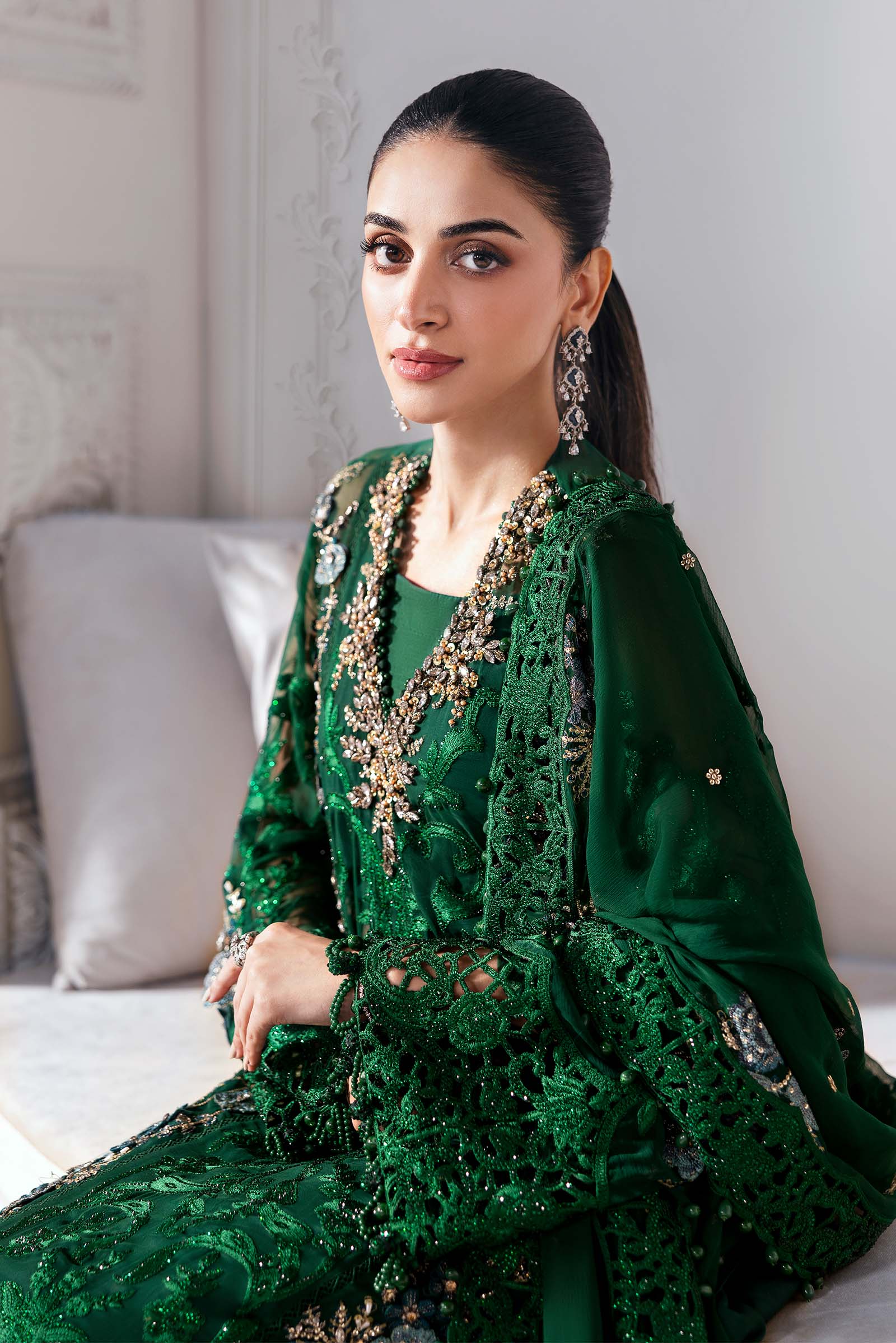Maria B | Embroidered 2025 | BD-3008 - Rang-e-Khaas