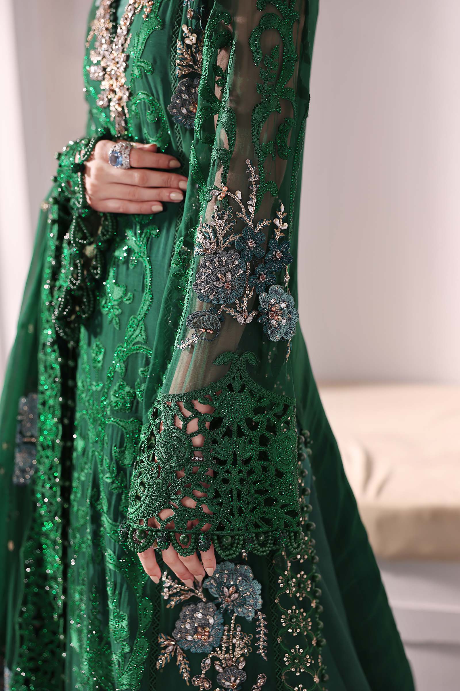 Maria B | Embroidered 2025 | BD-3008 - Rang-e-Khaas