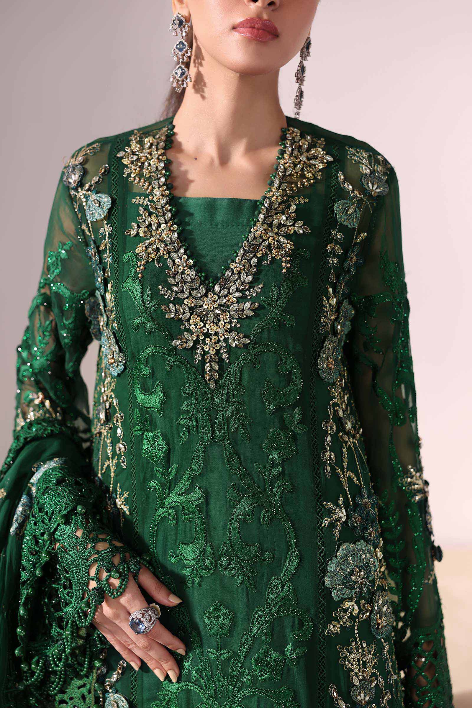 Maria B | Embroidered 2025 | BD-3008 - Rang-e-Khaas