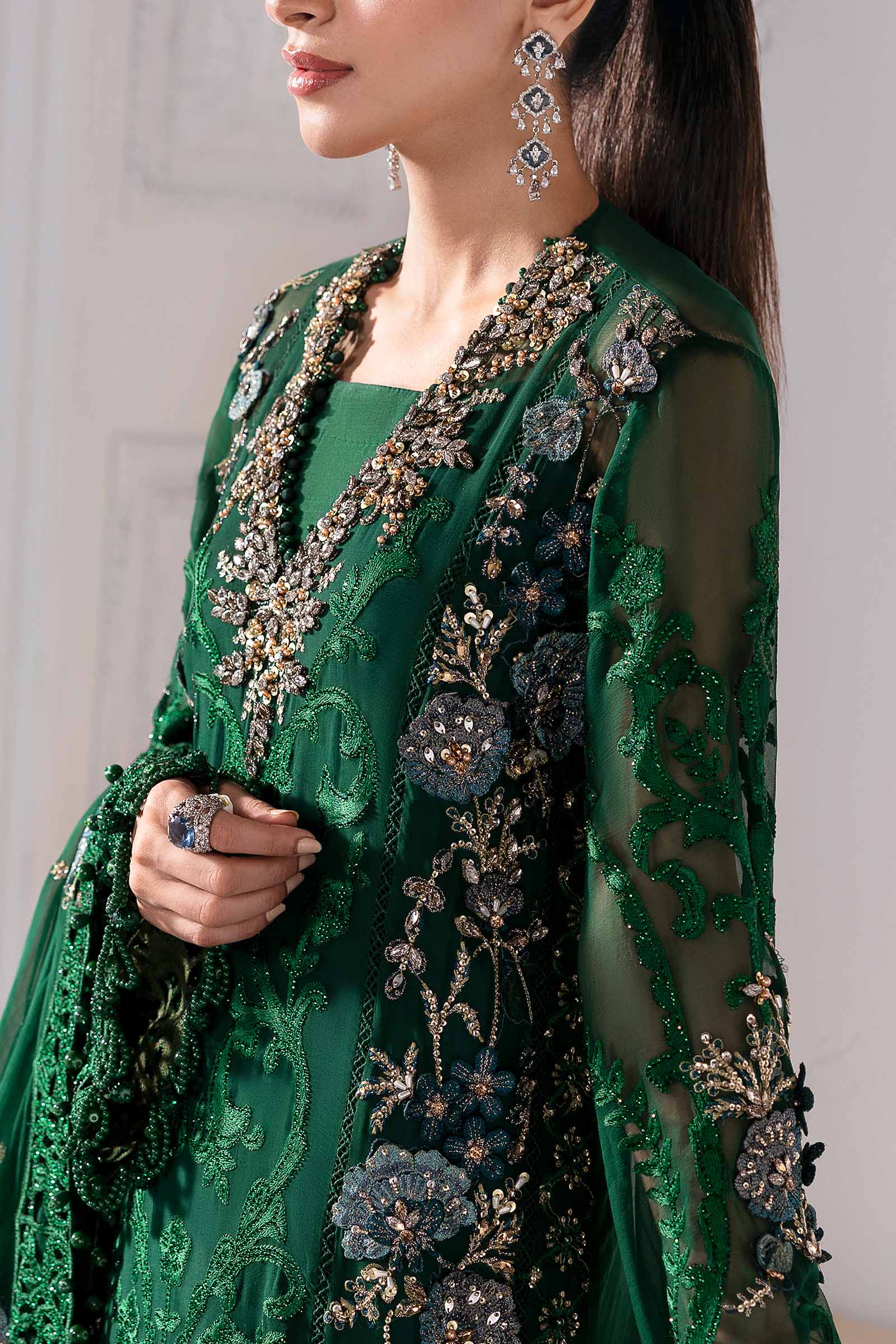Maria B | Embroidered 2025 | BD-3008 - Rang-e-Khaas