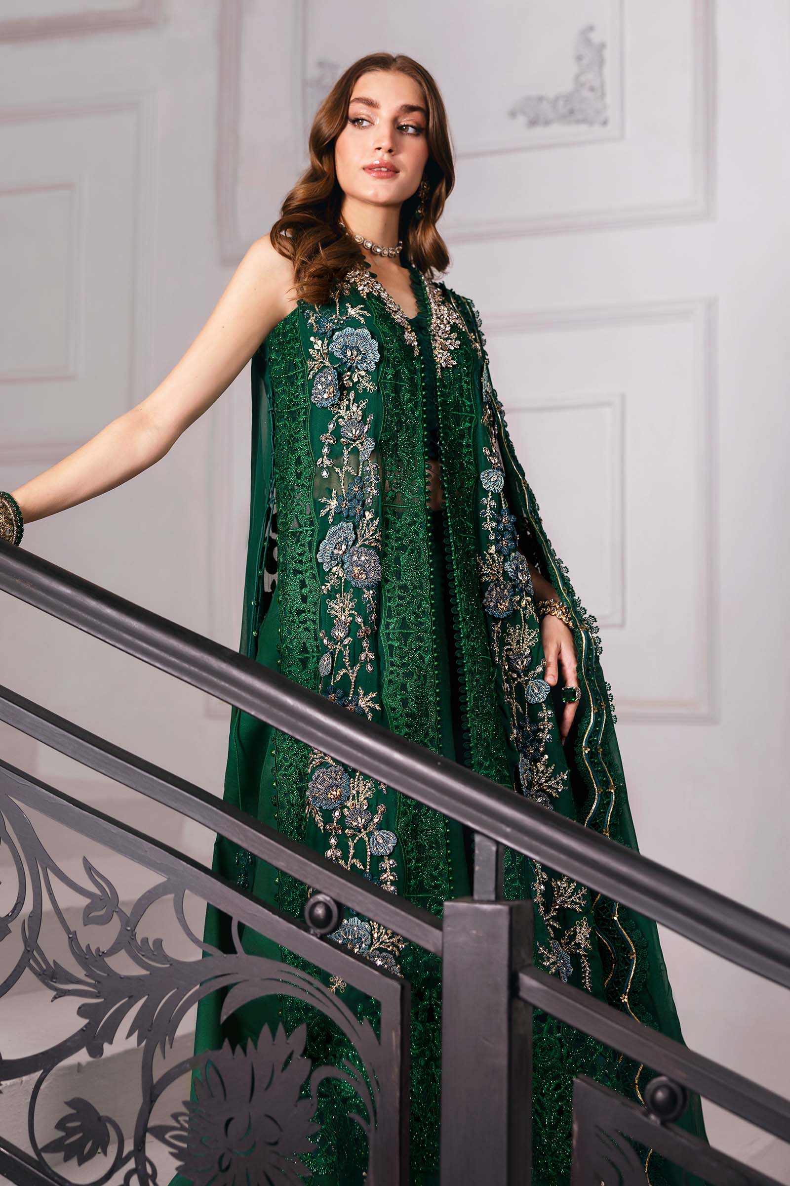 Maria B | Embroidered 2025 | BD-3008 - Rang-e-Khaas