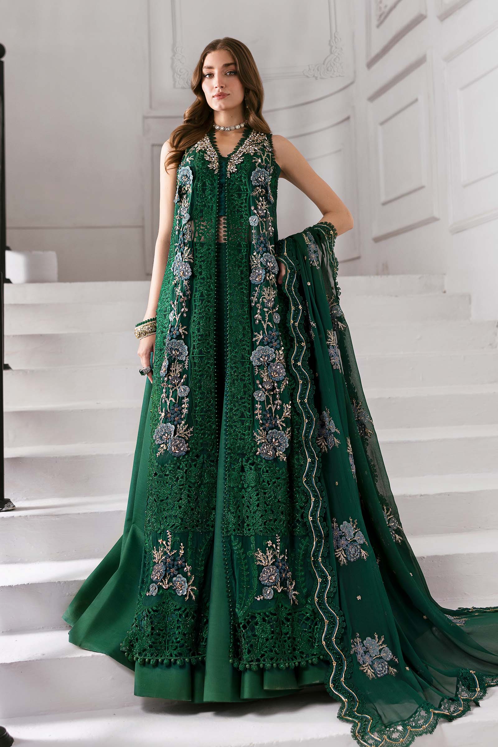 Maria B | Embroidered 2025 | BD-3008 - Rang-e-Khaas