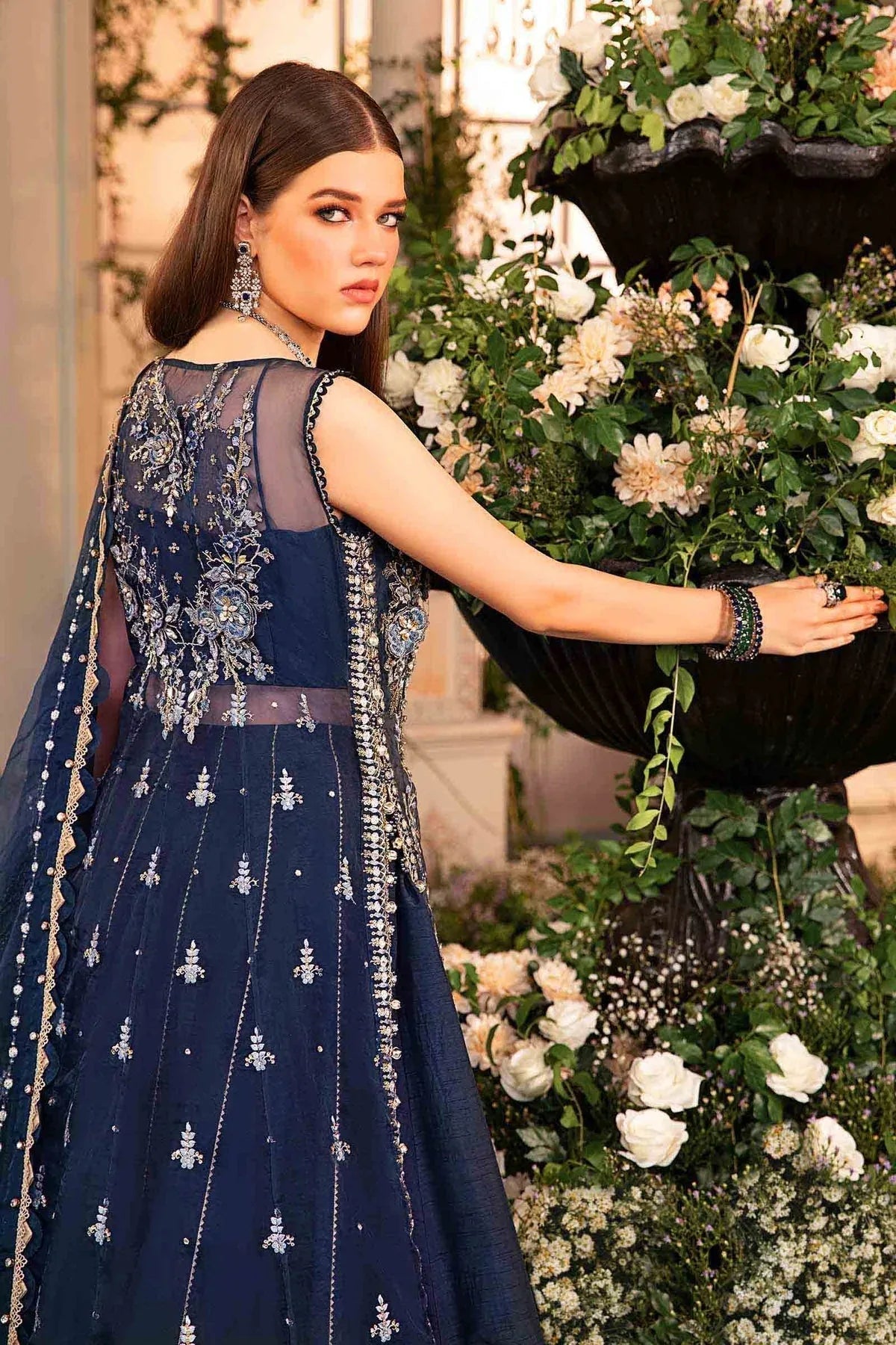 Maria B | Embroidered Formals 24 | Organza Suit | BD-2901 - Rang-e-Khaas