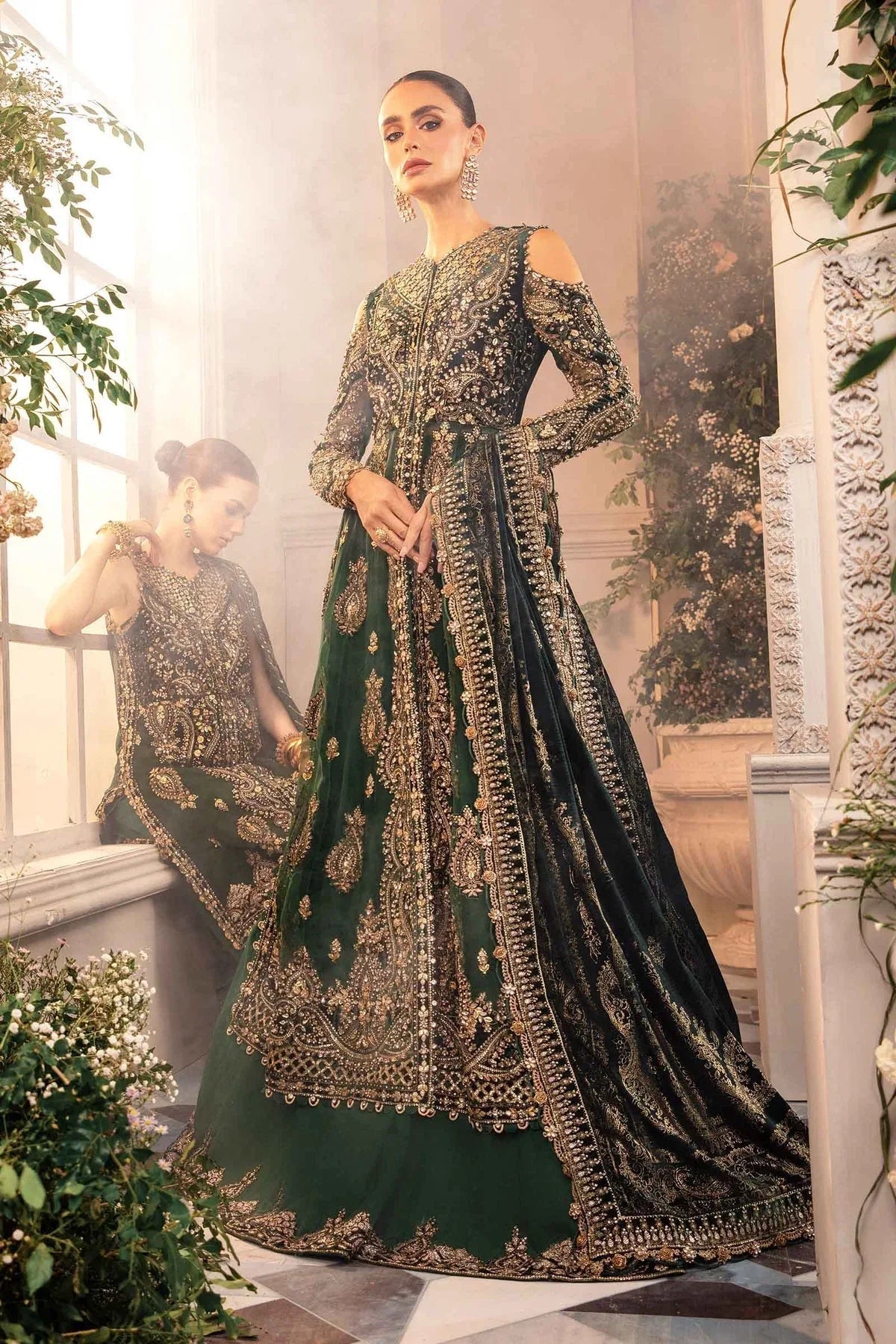 Maria B | Embroidered Formals 24 | Organza Suit | BD-2904 - Rang-e-Khaas