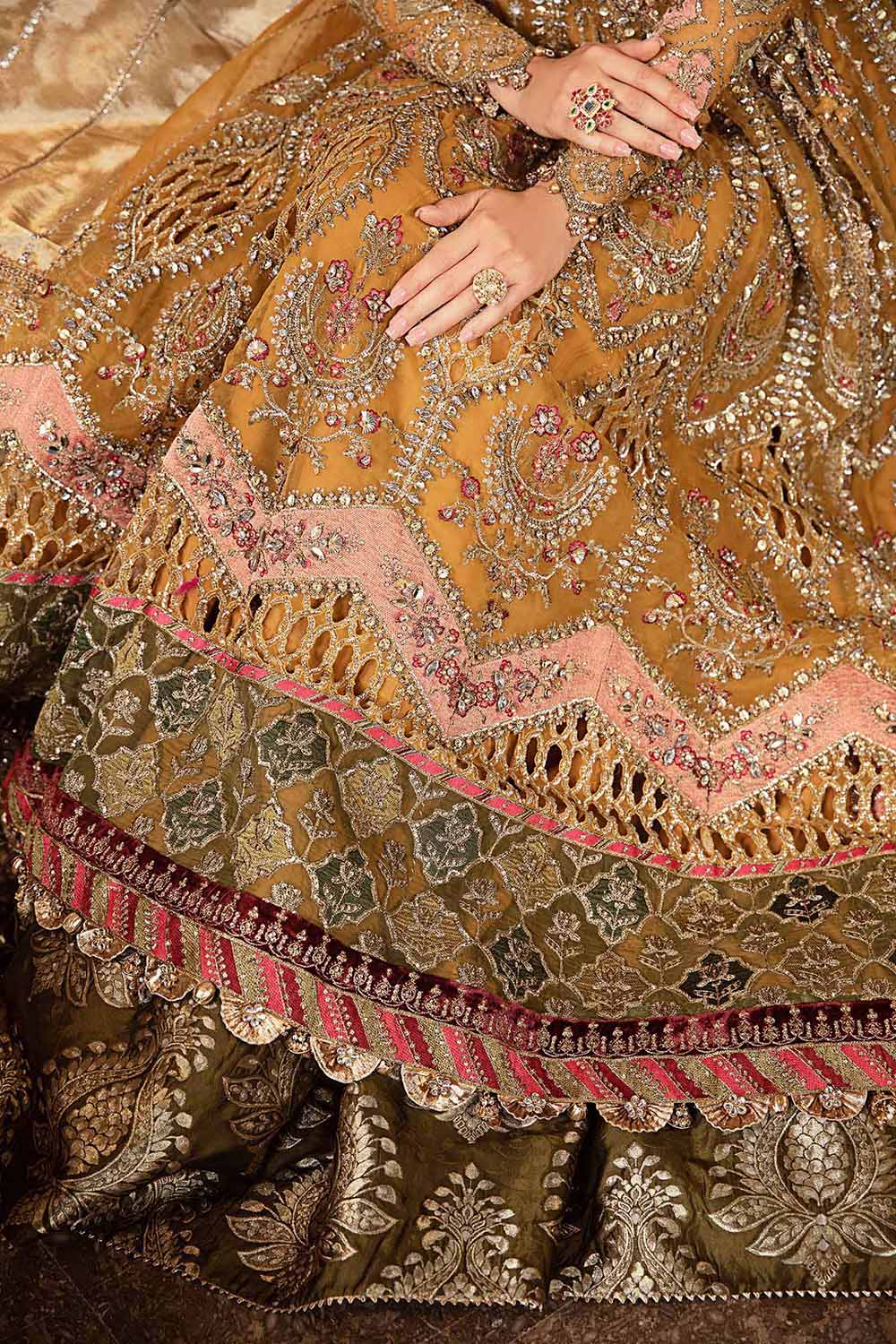 Maria B | Embroidered Formals 24 | Organza Suit | BD-2907 - Rang-e-Khaas