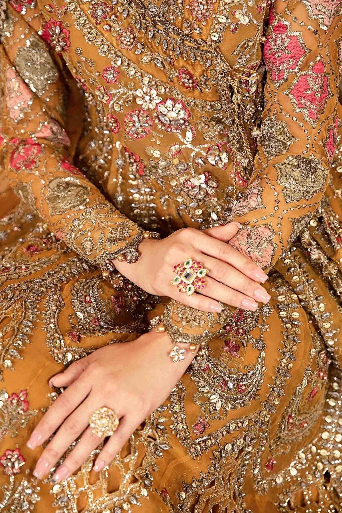 Maria B | Embroidered Formals 24 | Organza Suit | BD-2907 - Rang-e-Khaas