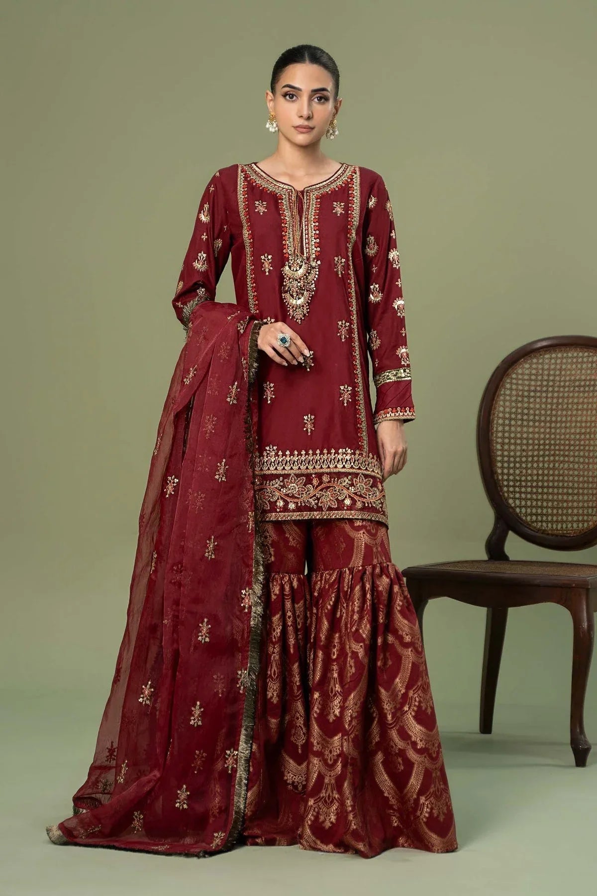 Maria B | Formal Wears | DW-W24-25 - Rang-e-Khaas