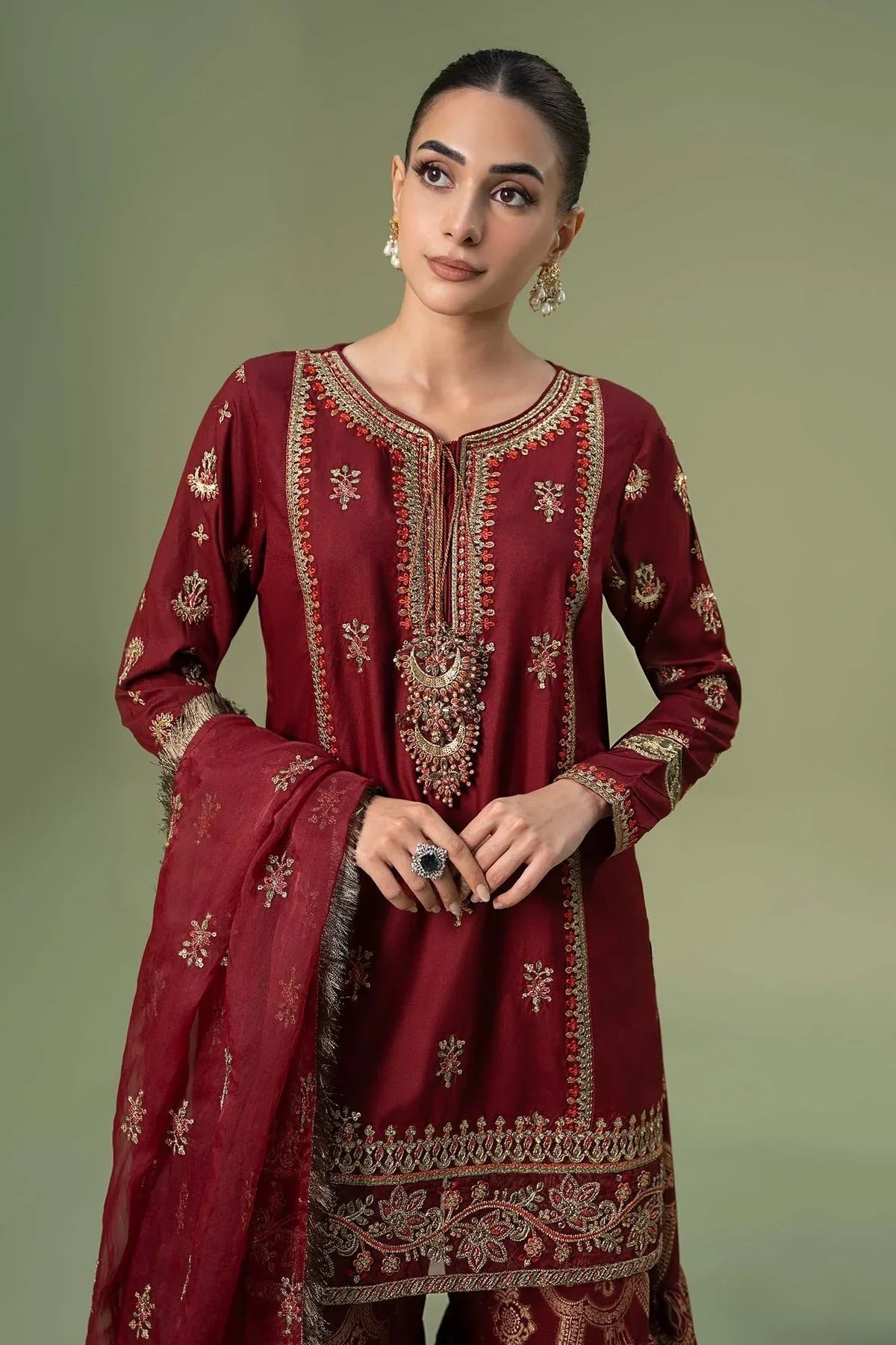 Maria B | Formal Wears | DW-W24-25 - Rang-e-Khaas