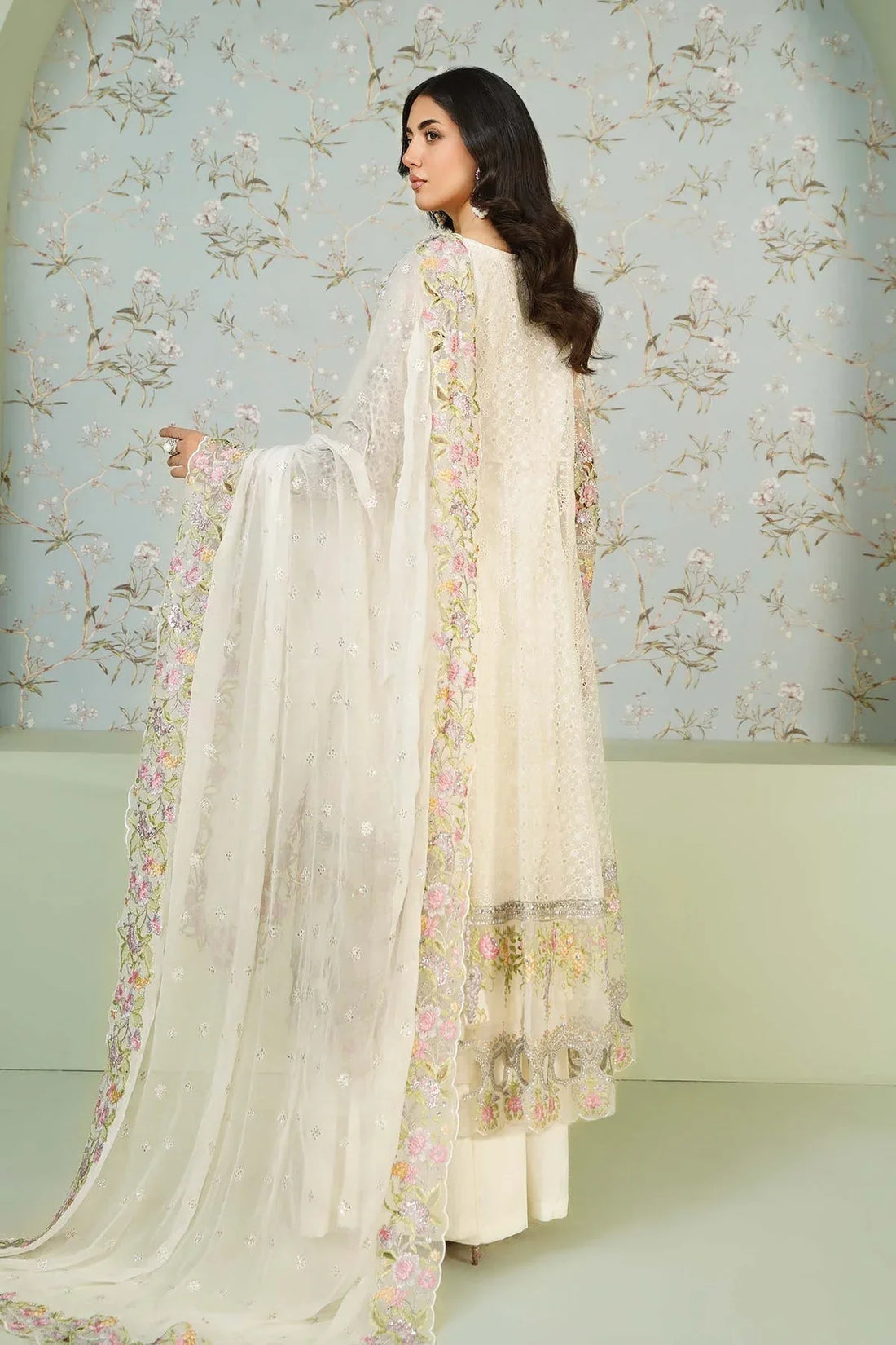 Maria B | Formal Wears | Organza Suit SF-EA24-16 - Rang-e-Khaas