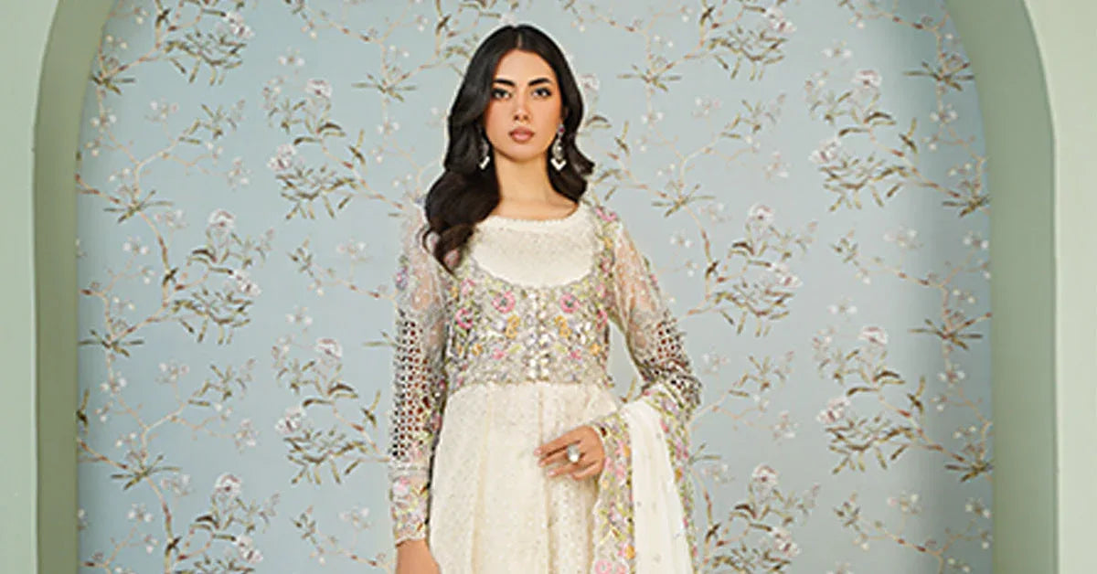 Maria B | Formal Wears | Organza Suit SF-EA24-16 - Rang-e-Khaas