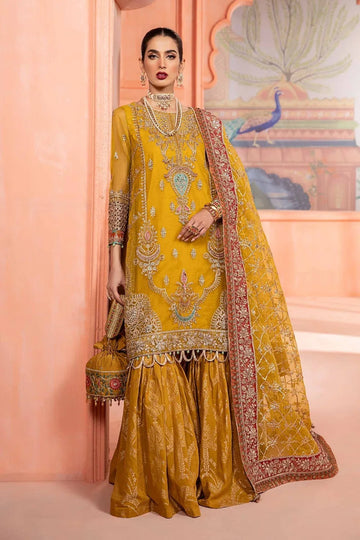 Maria B | Formal Wears | Organza Suit SF-EA24-28 - Rang-e-Khaas