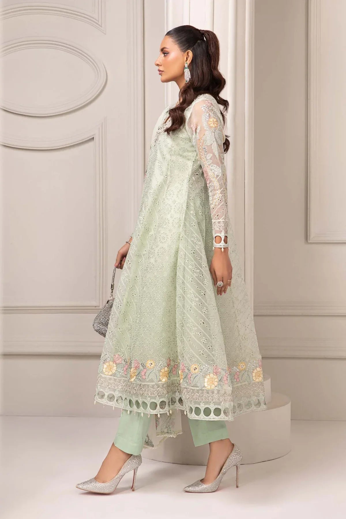 Maria B | Formal Wears | Organza Suit SF-EF24-03 - Rang-e-Khaas