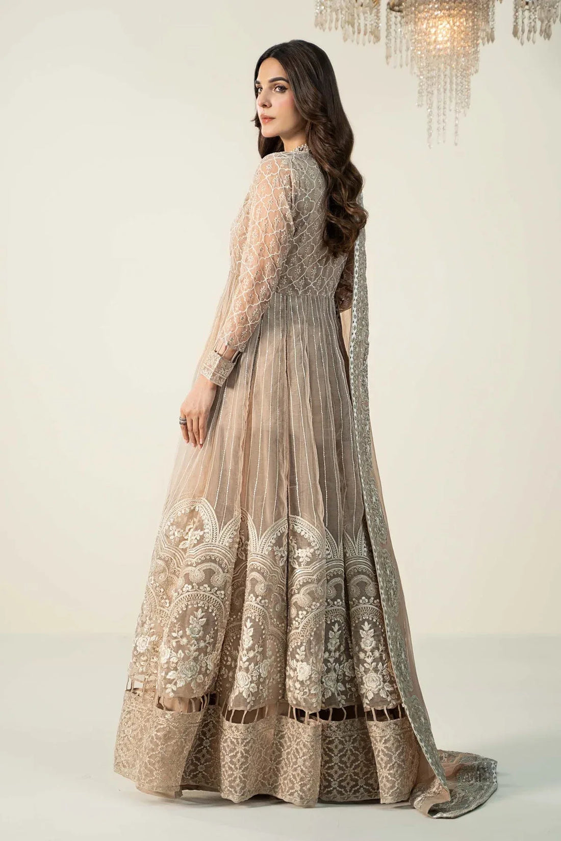 Maria B | Formal Wears | Organza Suit | SF-W24-70 - Rang-e-Khaas