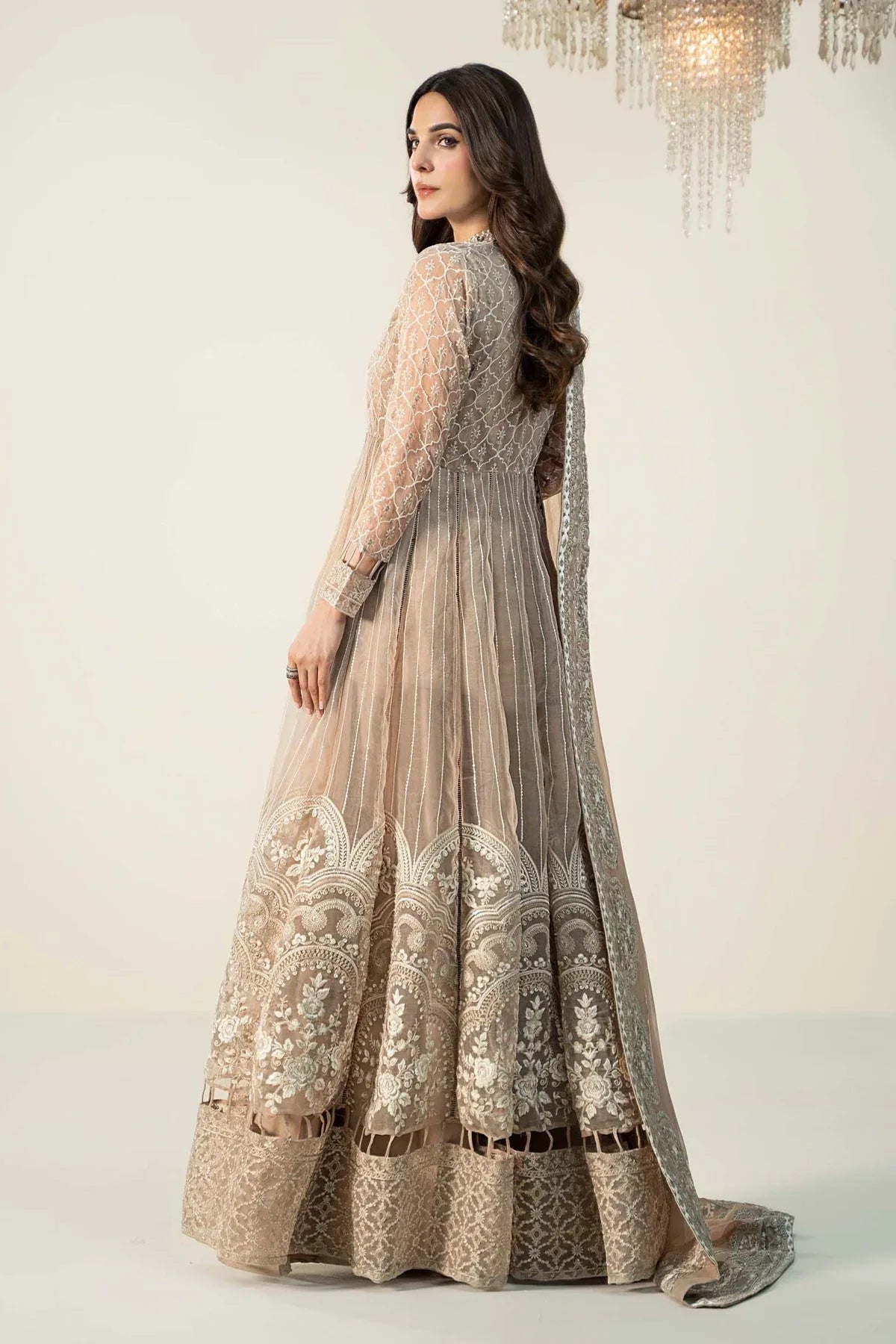 Maria B | Formal Wears | Organza Suit | SF-W24-70 - Rang-e-Khaas