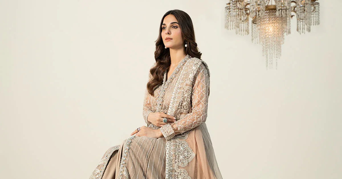 Maria B | Formal Wears | Organza Suit | SF-W24-70 - Rang-e-Khaas