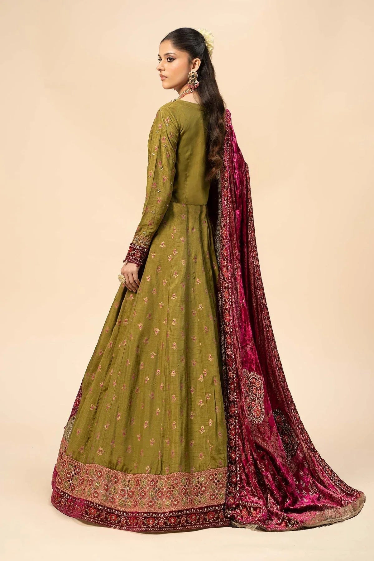 Maria B | Formal Wears | Raw Silk Suit | SF-W24-26 - Rang-e-Khaas
