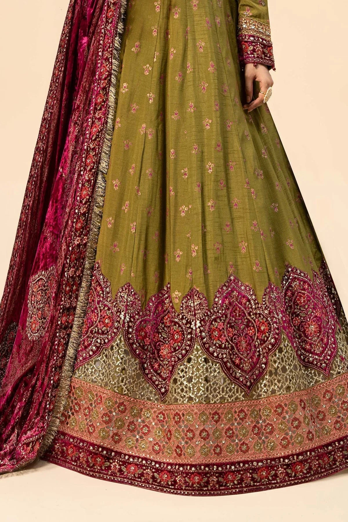 Maria B | Formal Wears | Raw Silk Suit | SF-W24-26 - Rang-e-Khaas