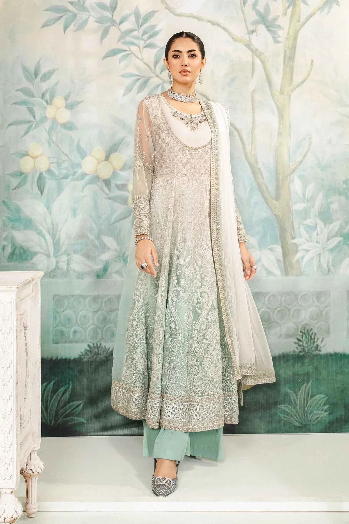 Maria B | Formal Wears | SF-EA24-18 - Rang-e-Khaas