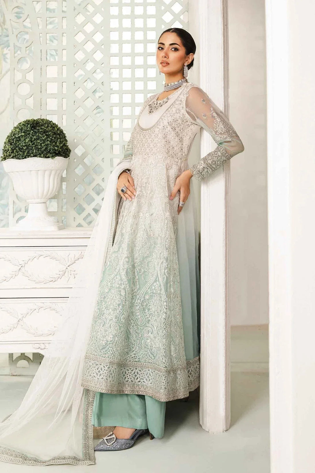 Maria B | Formal Wears | SF-EA24-18 - Rang-e-Khaas