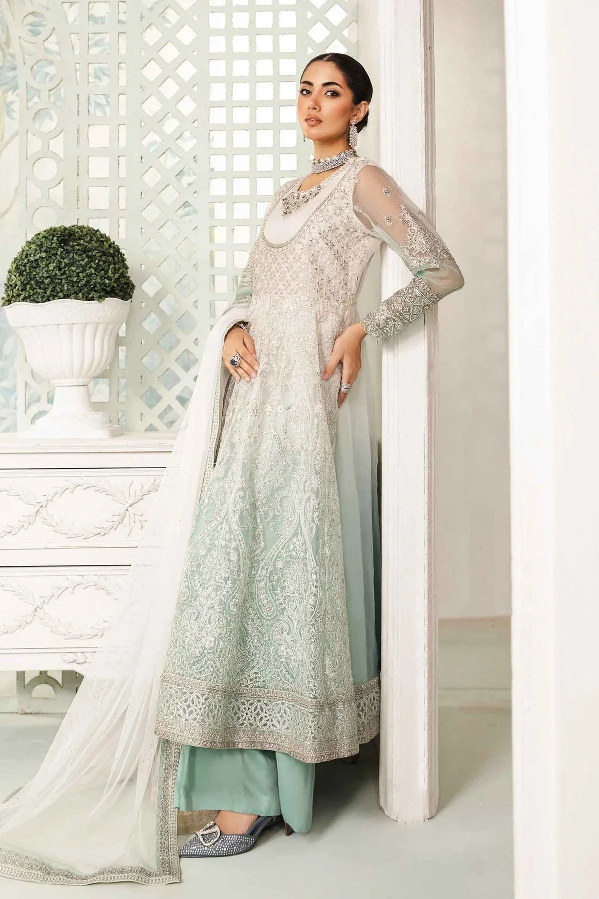 Maria B | Formal Wears | SF-EA24-18 - Rang-e-Khaas