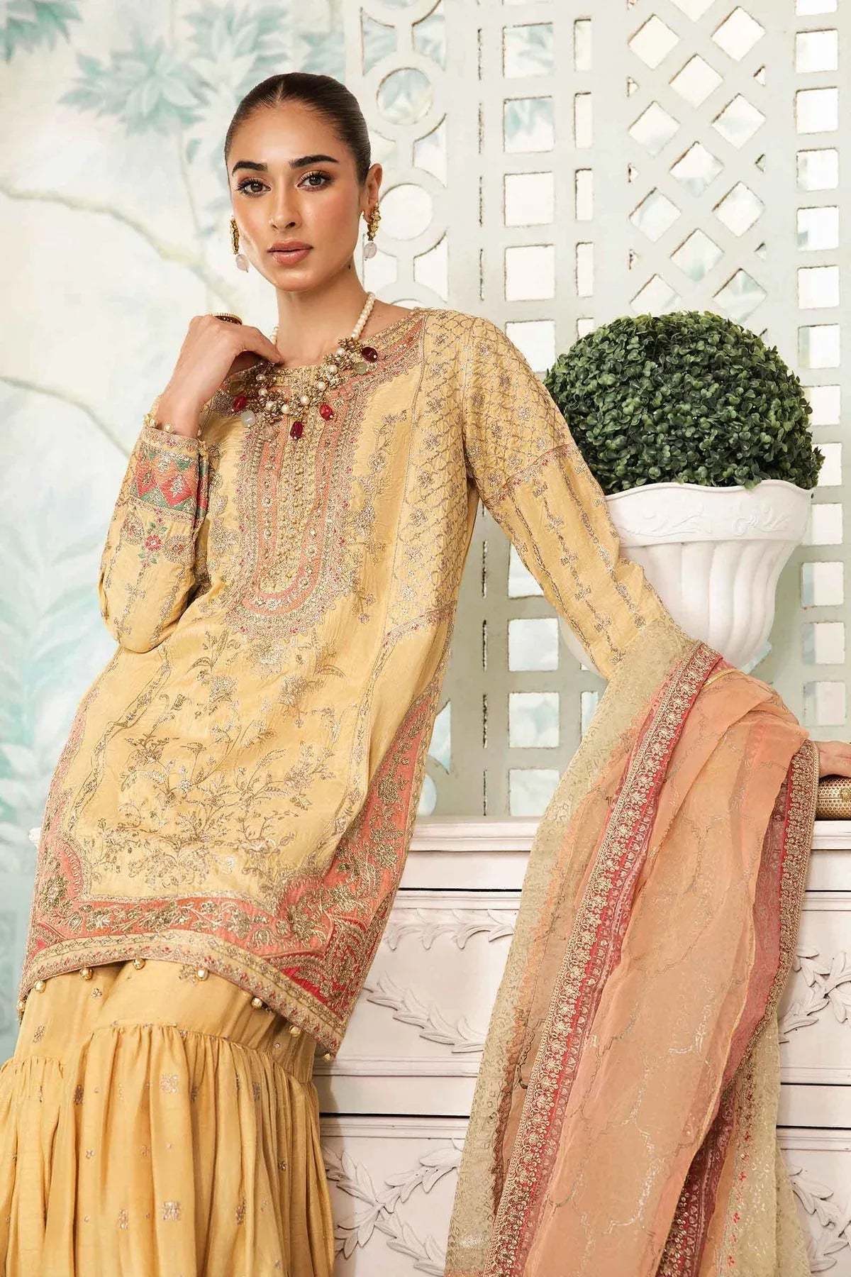 Maria B | Formal Wears | SF-EA24-19 - Rang-e-Khaas