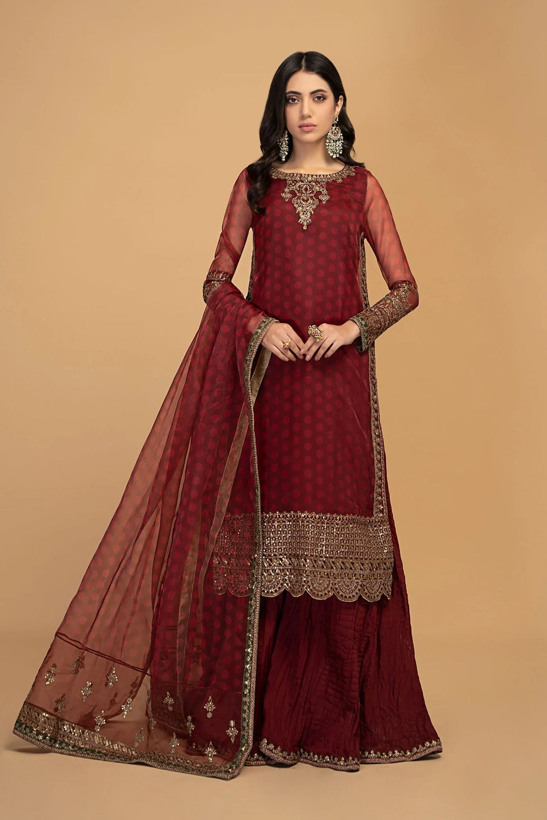 Maria B | Formal Wears | SF-EF23-08R1 - Rang-e-Khaas