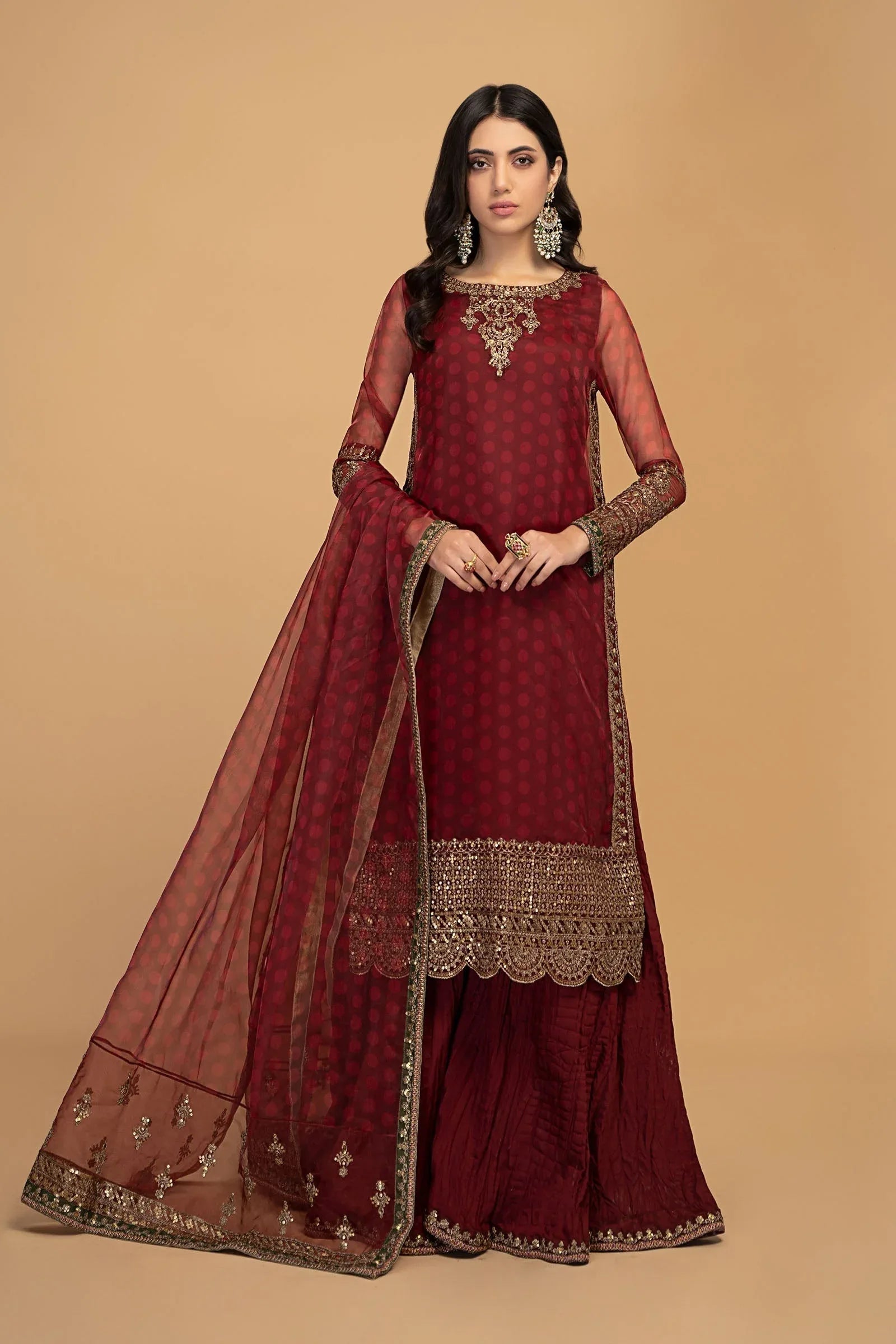 Maria B | Formal Wears | SF-EF23-08R1 - Rang-e-Khaas