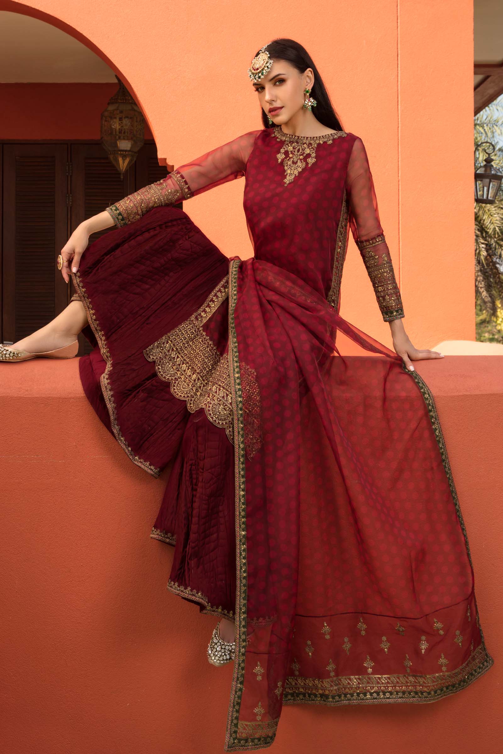 Maria B | Formal Wears | SF-EF23-08R1 - Rang-e-Khaas