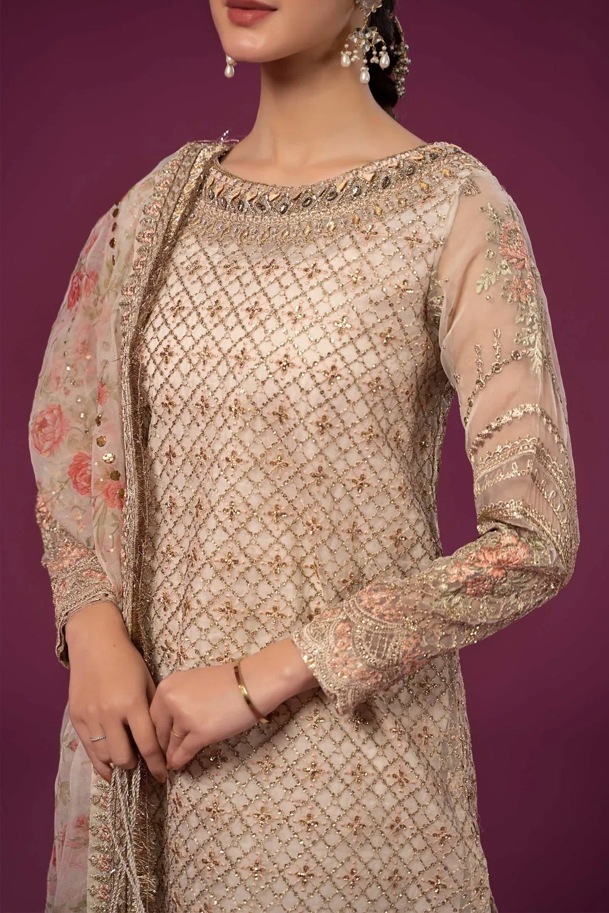 Maria B | Formal Wears | SF-EF24-01 - Rang-e-Khaas