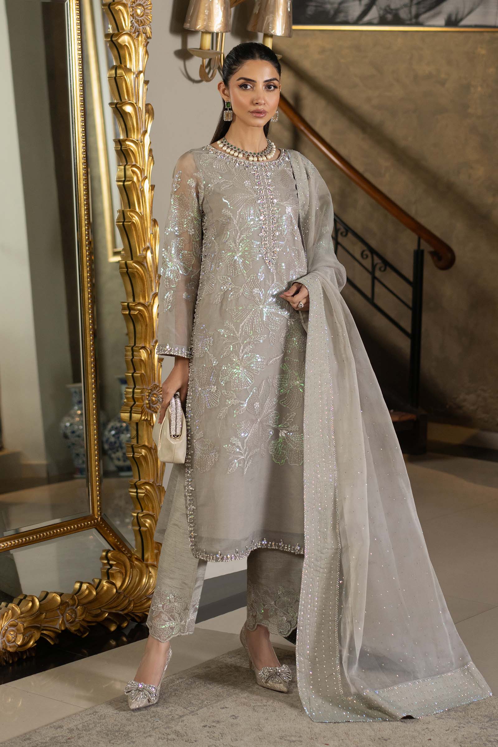 Maria B | Formal Wears |  SF-EF25-15 - Rang-e-Khaas