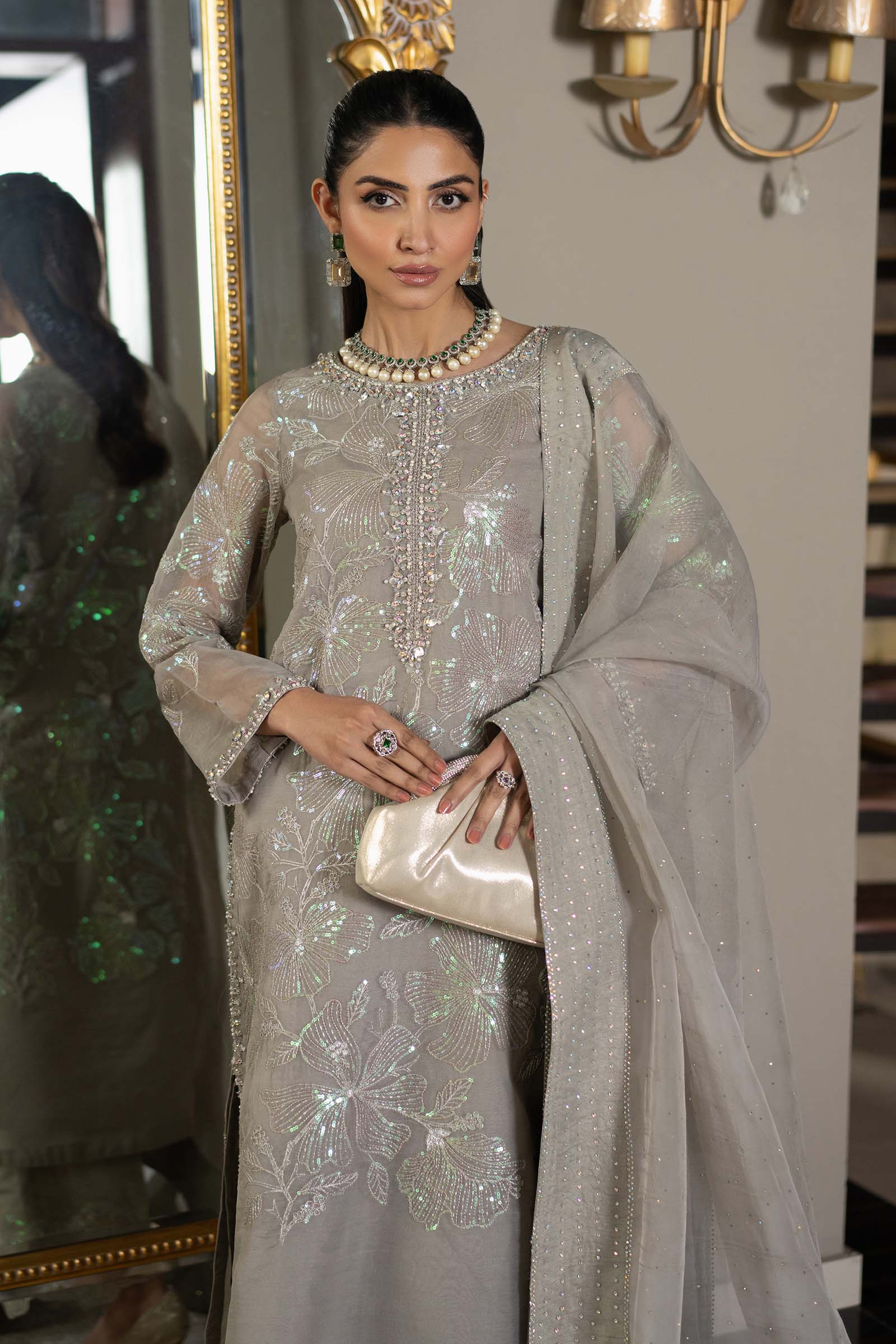 Maria B | Formal Wears |  SF-EF25-15 - Rang-e-Khaas