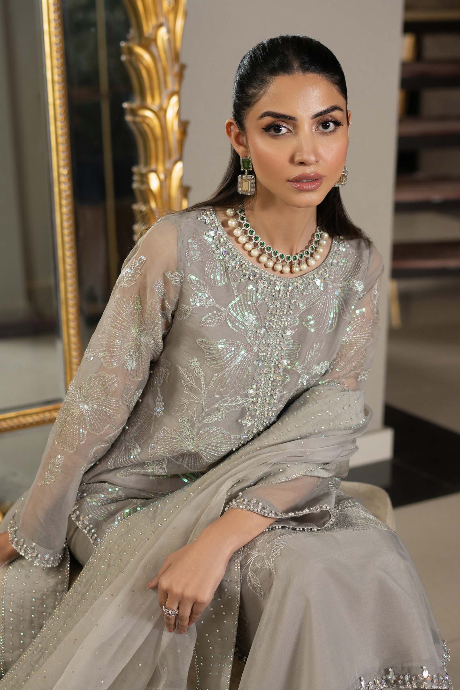 Maria B | Formal Wears |  SF-EF25-15 - Rang-e-Khaas