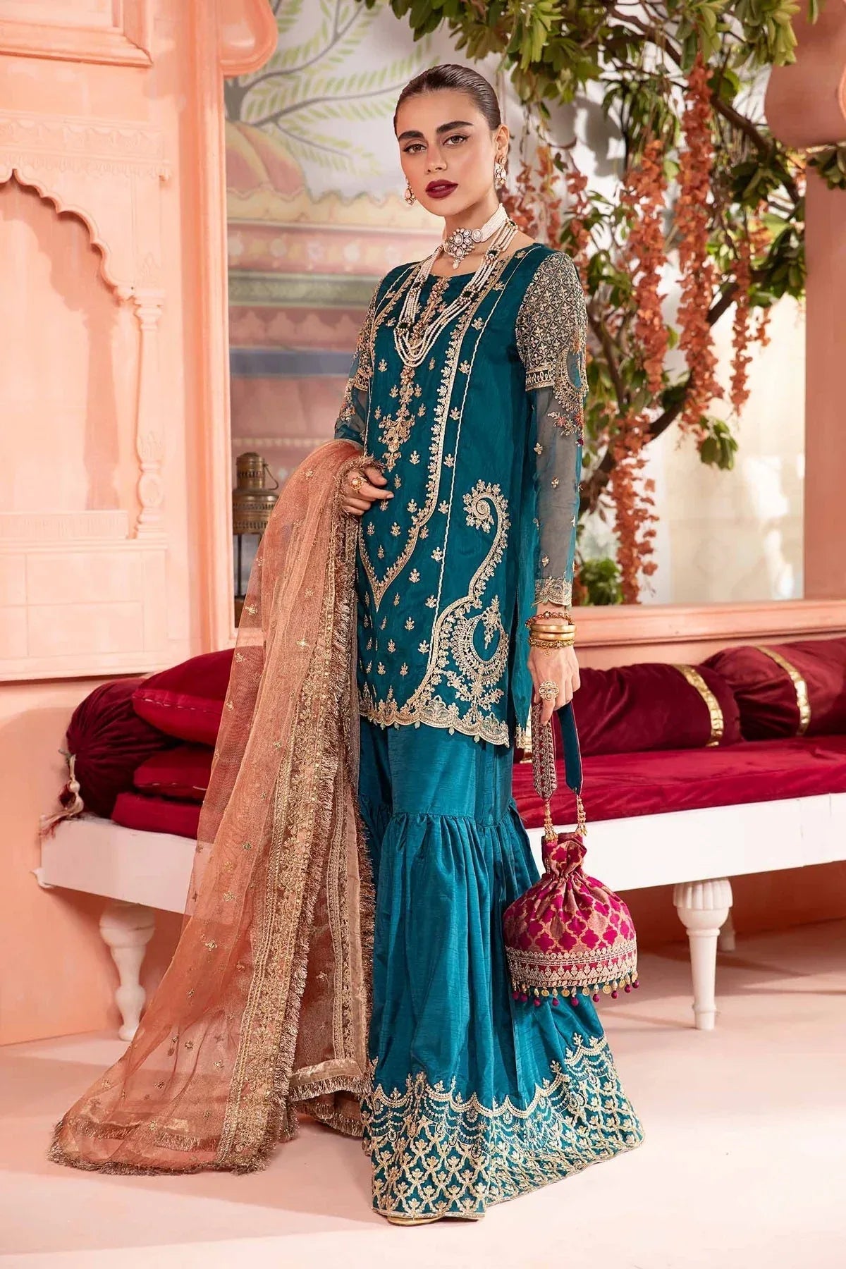 Maria B | Formal Wears | SF-PF24-04 - Rang-e-Khaas