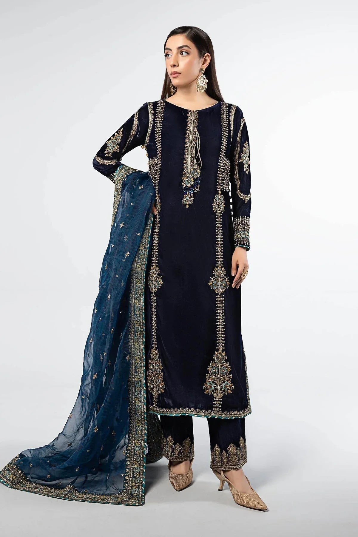 Maria B | Formal Wears | SF-W24-34 - Rang-e-Khaas
