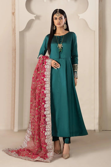 Maria B | Formal Wears | Suit Green SF-W23-62 - Rang-e-Khaas
