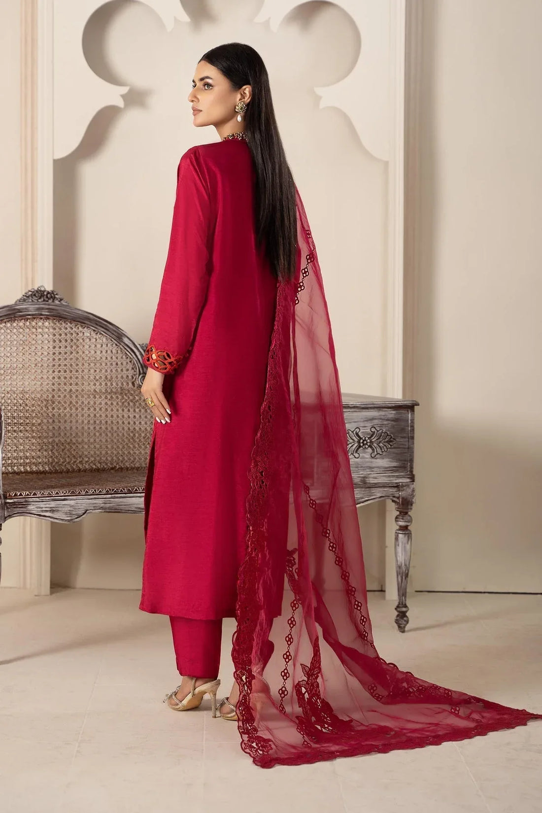 Maria B | Formal Wears | Suit Pink SF-PFW23-02 - Rang-e-Khaas