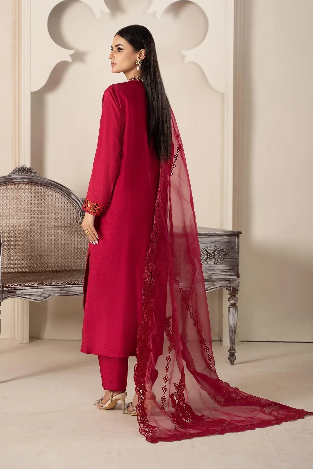 Maria B | Formal Wears | Suit Pink SF-PFW23-02 - Rang-e-Khaas