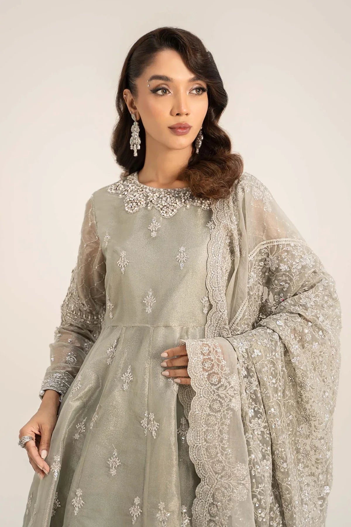 Maria B | Formal Wears | Tissue Suit | SF-W24-03 - Rang-e-Khaas