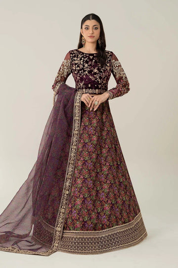 Maria B | Formal Wears | Velvet Suit | SF-W24-50 - Rang-e-Khaas