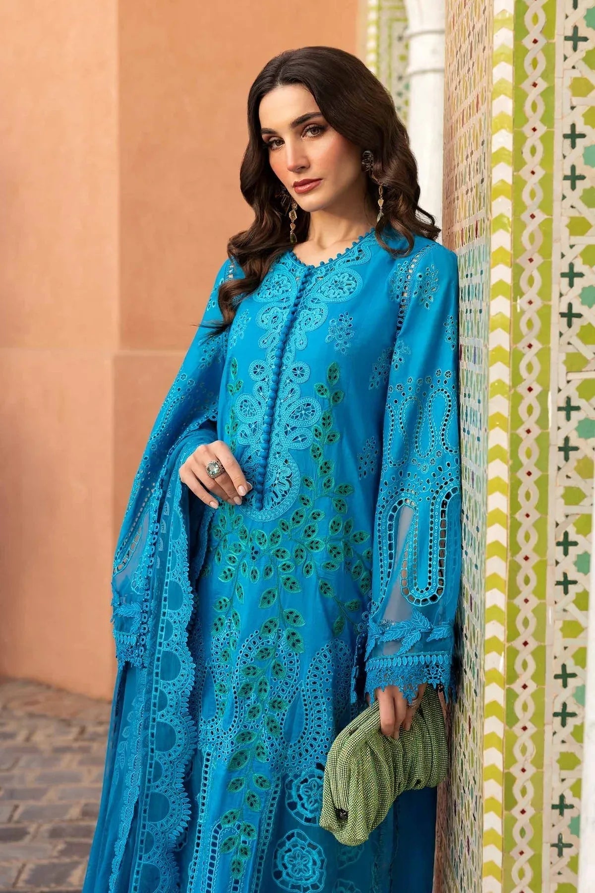 Maria B | Luxury Lawn 25 | D-2503-B - Rang-e-Khaas