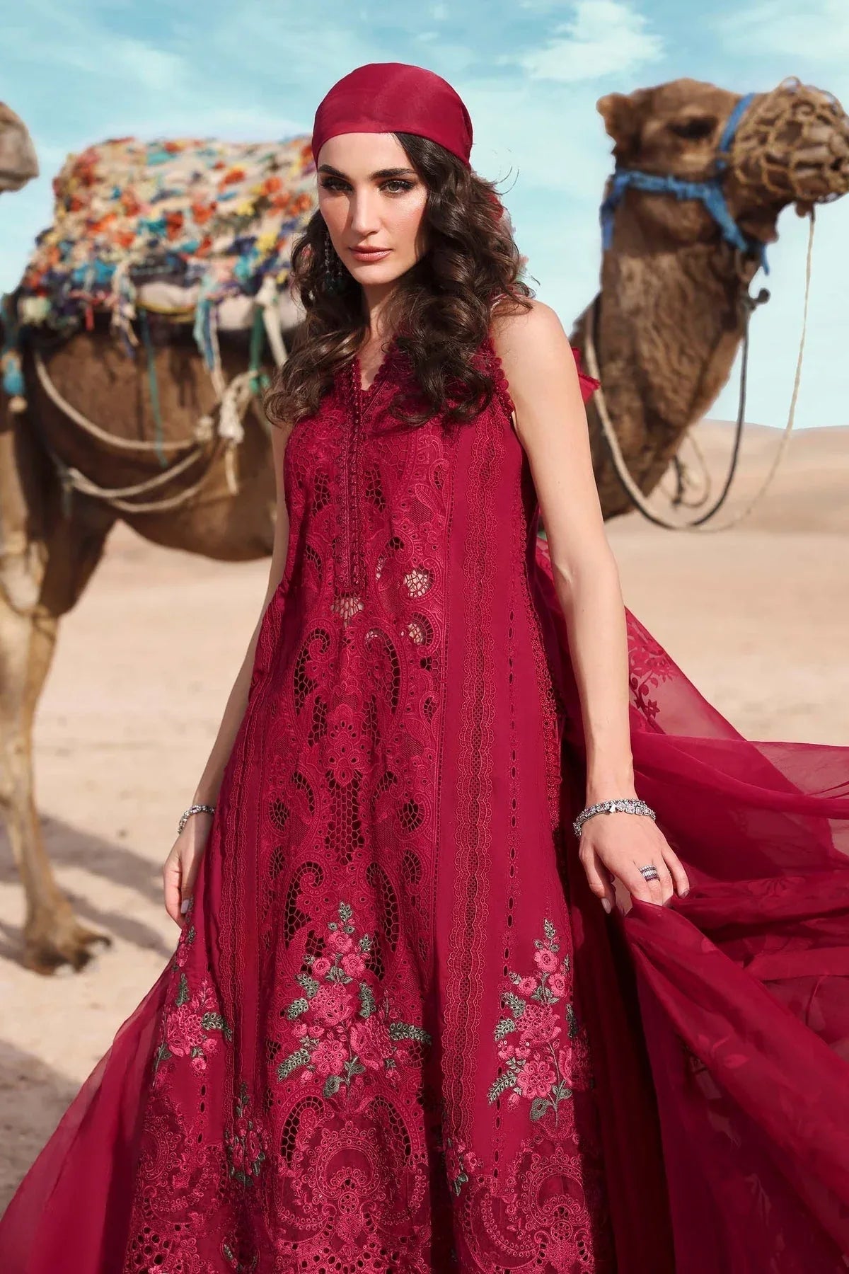 Maria B | Luxury Lawn 25 | D-2504-A - Rang-e-Khaas