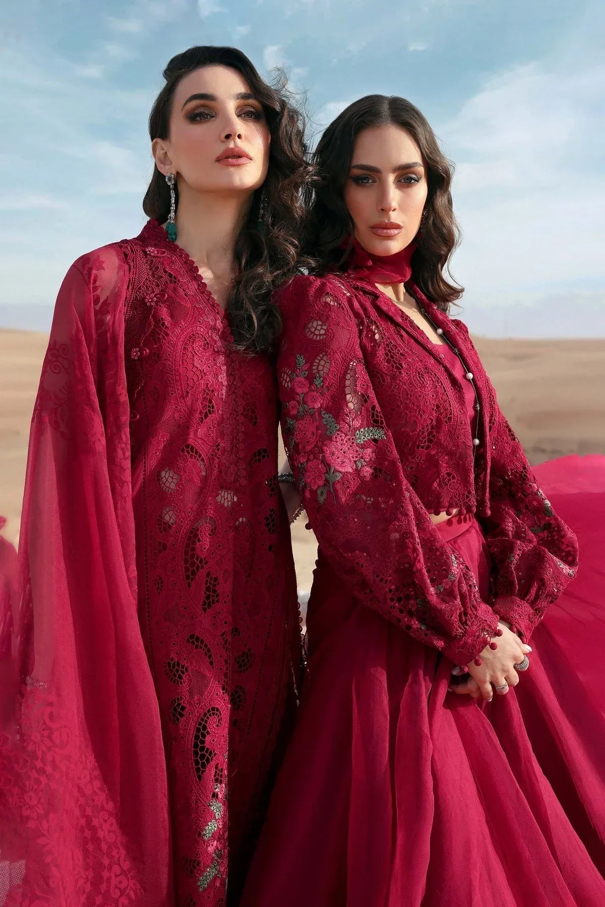 Maria B | Luxury Lawn 25 | D-2504-A - Rang-e-Khaas