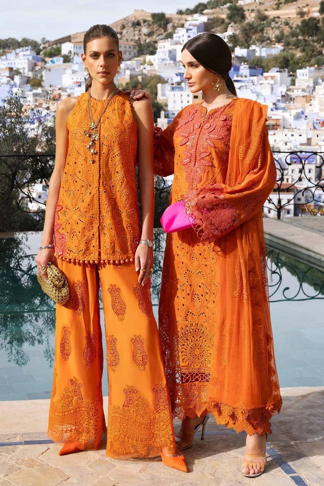 Maria B | Luxury Lawn 25 | D-2505-B - Rang-e-Khaas