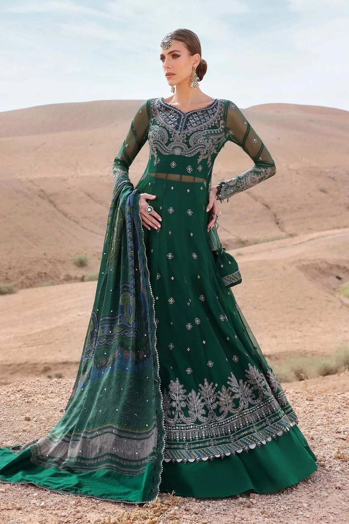 Maria B | Luxury Lawn 25 | D-2507-A - Rang-e-Khaas