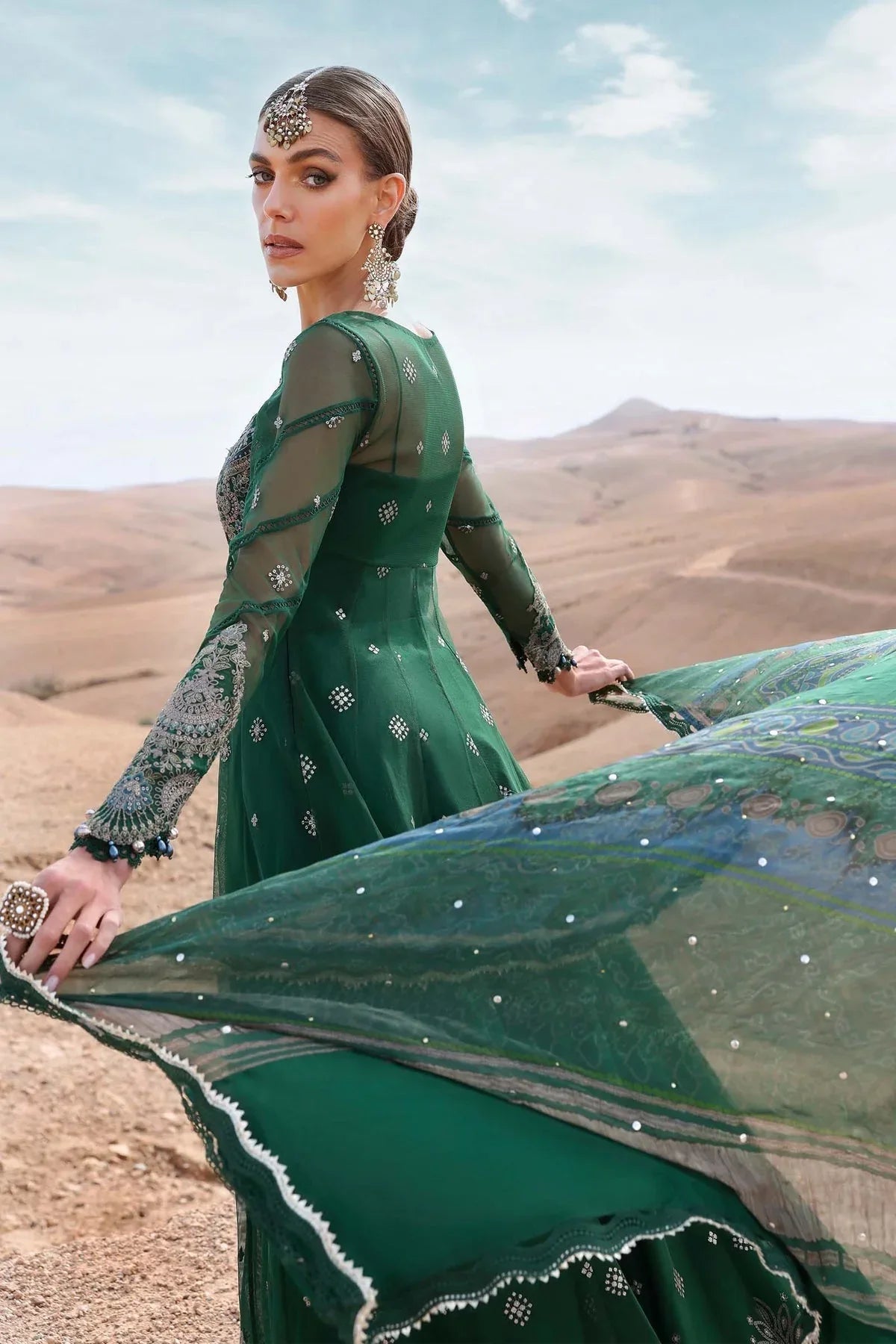 Maria B | Luxury Lawn 25 | D-2507-A - Rang-e-Khaas